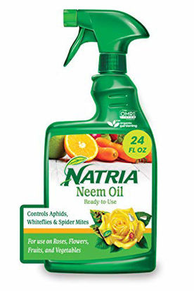 Picture of Natria 706250A Neem Oil Spray for Plants Pest Organic Disease Control, 24-Ounce, Ready-to-Use