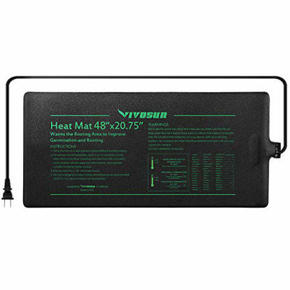 Picture of VIVOSUN Durable Waterproof Seedling Heat Mat Warm Hydroponic Heating Pad 48" x 20.75"