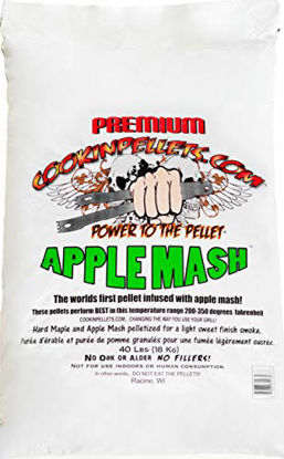 Picture of CookinPellets CPAM40lb Apple Mash Cooking Pellet, One Size