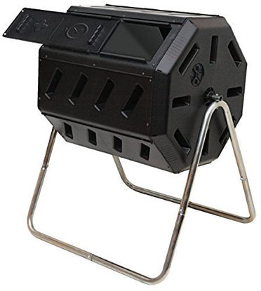 Picture of FCMP Outdoor IM4000 Tumbling Composter, 37 gallon, Black
