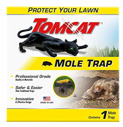 Picture of Tomcat Mole Trap - Kill Moles Without Drawing Blood to Protect Your Lawn - Reusable - Professional Grade, Innovative and Effective Design