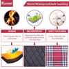 Picture of Kuoser Dog Coats Dog Jackets Waterproof Coats for Dogs Windproof Cold Weather Coats Small Medium Large Dog Clothes Reversible British Plaid Dog Sweaters Pets Apparel Winter Vest for Dog Red XXL