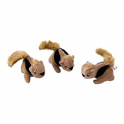 Picture of Outward Hound Squeakin' Squirrels Plush Replacement Dog Toys- 3 Pack