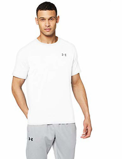 Picture of Under Armour Men's Tech 2.0 Short-Sleeve T-Shirt , White (100)/Overcast Gray , XX-Large Tall