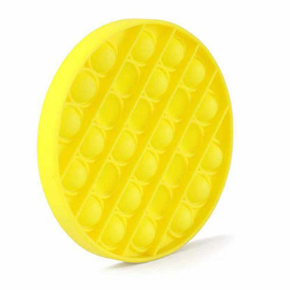 Picture of Push pop Bubble Fidget Toy, Stress Relief and Anti-Anxiety Tools for Kids and Adults, Sensory Irritability Toy for Autism with Special Needs to Relieve Stress. (Yellow-1pcs)