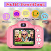 Picture of Seckton Upgrade Kids Selfie Camera, Christmas Birthday Gifts for Girls Age 3-9, HD Digital Video Cameras for Toddler, Portable Toy for 3 4 5 6 7 8 Year Old Girl with 32GB SD Card-Pink