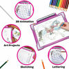 Picture of Crayola Light Up Tracing Pad Pink, Valentines Day Gifts for Kids, Gift for Girls & Boys, Age 6, 7, 8, 9