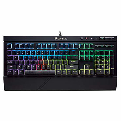 Picture of Corsair K68 RGB Mechanical Gaming Keyboard, Backlit RGB LED, Dust and Spill Resistant - Linear & Quiet - Cherry MX Red