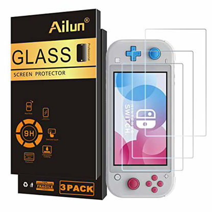 Picture of Ailun Screen Protector for Nintendo Switch lite 3Pack Tempered Glass for Nintendo Switch lite 2019 Anti Scratch