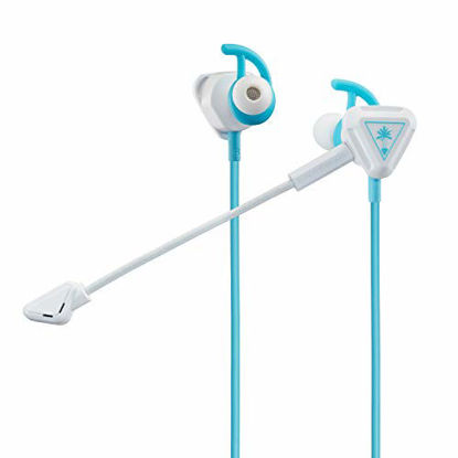 Picture of Turtle Beach Battle Buds In-Ear Gaming Headset for Mobile Gaming, Nintendo Switch, Xbox One, Xbox Series X|S, PlayStation 5, PS4 Pro and PS4 PS5, White/Teal