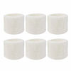 Picture of Extolife 6 Pack Replacement Humidifier Filter for Vicks & Kaz WF2 Humidifier Filters V3100, V3500, V3500N, V3600, V3700, V3800, V3850, V3850JUV, V3900, V3900JUV, VEV320, 3020, ECM-250i, ECM-500, WA-8D