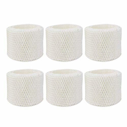 Picture of Extolife 6 Pack Replacement Humidifier Filter for Vicks & Kaz WF2 Humidifier Filters V3100, V3500, V3500N, V3600, V3700, V3800, V3850, V3850JUV, V3900, V3900JUV, VEV320, 3020, ECM-250i, ECM-500, WA-8D