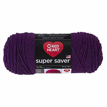 Picture of Red Heart 285412 Super Saver Yarn, Dark Orchid