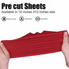 Picture of JANDJPACKAGING Red Heat Transfer Vinyl HTV for T-Shirts,10 Pack 12" x 10" Sheets for Iron On T Shirts - for Silhouette Cameo Or Cricut - Heat Press Machine