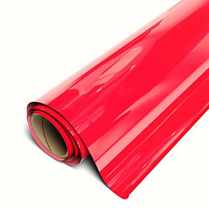 Picture of Siser EasyWeed HTV 11.8" x 3ft Roll - Iron on Heat Transfer Vinyl (Fluorescent Coral)