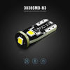 Picture of SIRIUSLED 194 LED Bulbs Extremely Super Bright 3030 Chipset for Car truck Interior Dome Map Door Courtesy Marker License Plate Lights Compact Wedge T10 168 2825 Xenon White Pack of 10