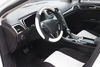 Picture of SEG Direct Black and White Microfiber Leather Auto Car Steering Wheel Cover Universal 15 inch