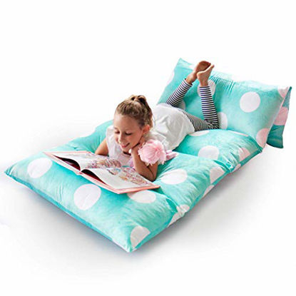 Picture of Butterfly Craze Floor Lounger Cover - Perfect for Pillow Recliners & Kid Beds at a Sleepover or Slumber Party (Pillows not Included)