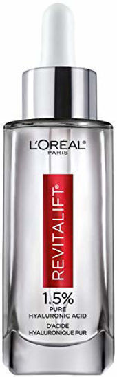 Picture of L'Oreal Paris Skincare Revitalift Derm Intensives 1.5% Pure Hyaluronic Acid Face Serum, Hyaluronic Acid Serum for Skin, Hydrates, Moisturizes, Plumps Skin, Reduces Wrinkles, Anti Aging Serum, 1.7 Oz
