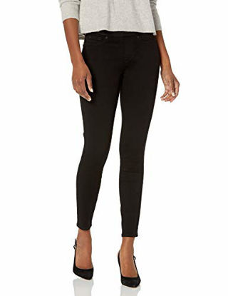 Picture of Signature by Levi Strauss & Co. Gold Label Women's Totally Shaping Pull-On Skinny Jeans, Noir, 12