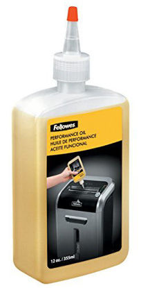 Picture of Fellowes 35250 Powershred Performance Oil, 12 oz. Bottle w/Extension Nozzle