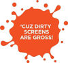Picture of WHOOSH! Screen Cleaner Kit - Best for - Smartphones, iPads, Eyeglasses, e-Readers, LED, LCD & TVs (3.4 Oz W/2 Cloths)