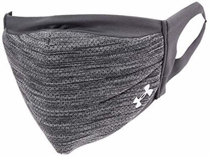 Picture of Under Armour Adult Sports Mask , Pitch Gray (013)/Silver Chrome , X-Small/Small