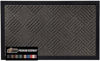 Picture of Gorilla Grip Original Durable Natural Rubber Door Mat, 29x17, Heavy Duty Doormat, Indoor Outdoor, Waterproof, Easy Clean, Low-Profile Mats for Entry, Garage, Patio, High Traffic Areas, Gray Diamond