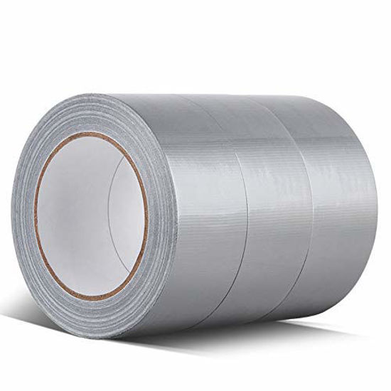 Picture of Professional Grade Duct Tape, Silver, 48mm x 32m (1.88 Inch x 35 Yards), 8.27mil Thick (Pack of 3)