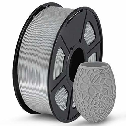 Picture of SUNLU PLA 3D Printer Filament, PLA Filament 1.75mm Dimensional Accuracy +/- 0.02 mm, 1 KG Spool, PLA Gray
