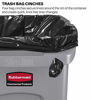 Picture of Rubbermaid Commercial Products 1956186 Slim Jim Trash/Garbage Can with Venting Channels, 23 Gallon, Green (Pack of 4)