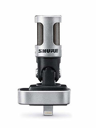 Picture of Shure MV88 Portable iOS Microphone for iPhone/iPad/iPod via Lightning Connector, Professional-Quality Sound, Digital Stereo Condenser Mic for Vloggers, Filmmakers, Music Makers & Journalists