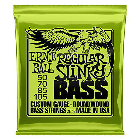 GetUSCart- Ernie Ball Regular Slinky Nickel Wound Bass Set, .050