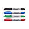 Picture of Sharpie 32174PP Twin Tip Permanent Markers, Fine and Ultra Fine, Assorted Colors, 4 Count
