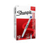 Picture of Sharpie 37003 Ultra-Fine Permanent Marker, Marks on Paper and Plastic, Resist Fading and Water, AP Certified, Blue Color, Pack of 12