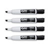 Picture of EXPO Magnetic Dry Erase Markers with Eraser, Chisel Tip, Black, 4-Count