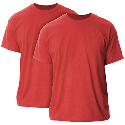 Picture of Gildan Men's Ultra Cotton T-Shirt, Style G2000, 2-Pack, Red, X-Large