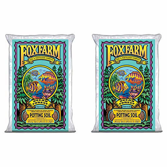 Picture of Fox Farm FoxFarmOcean2 Foxfarm FX14000 1.5 Ocean Forest Garden Potting Soil Bags 6.3-6.8 pH | Total 3 Cubic Ft, Brown