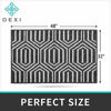 Picture of DEXI Indoor Doormat, Non Slip Absorbent Resist Dirt Entrance Rug, 32x48 Large Size Machine Washable Low-Profile Inside Floor Door Mat