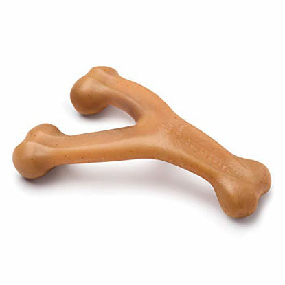Picture of Benebone Wishbone Durable Dog Chew Toy for Aggressive Chewers, Made in USA, Large, Real Chicken Flavor