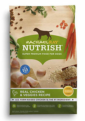 Picture of Rachael Ray Nutrish Premium Natural Dry Dog Food, Real Chicken & Veggies Recipe, 40 Pounds
