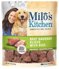 Picture of Milo'S Kitchen Beef Sausage Slices With Rice, 10 Oz.