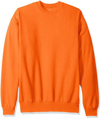 Picture of Hanes Men's EcoSmart Fleece Sweatshirt, Safety Orange, XL