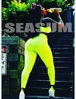 Picture of SEASUM Women's High Waist Yoga Pants Tummy Control Slimming Booty Leggings Workout Running Butt Lift Tights XL
