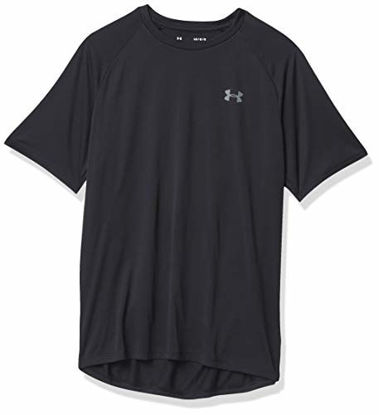 Picture of Under Armour Men's Tech 2.0 Short-Sleeve T-Shirt , Black (001)/Graphite , Small
