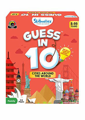Picture of Skillmatics Guess in 10 Cities Around The World - Card Game of Smart Questions for Kids & Families | Super Fun & General Knowledge for Family Game Night | Gifts for Kids (Ages 8-99)