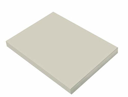 Picture of SunWorks Heavyweight Construction Paper, 9 x 12 Inches, Gray, 100 Sheets