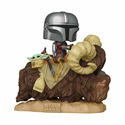 Picture of Funko Pop! Deluxe: Mandalorian - Mandalorian on Bantha with Child, Multicolor