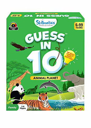 Picture of Skillmatics Educational Game : Animal Planet - Guess in 10 (Ages 6-99) | Card Game of Smart Questions | General Knowledge for Kids, Adults and Families | Gifts for Boys and Girls