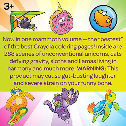 GetUSCart- Crayola Epic Book of Awesome, All-in-One Coloring Book Set